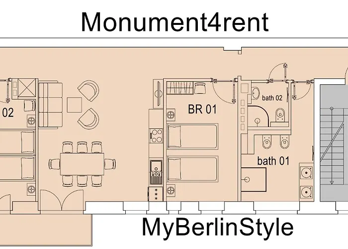 1,184 Sq Ft Historic Landmark, Checkpoint Charlie 公寓 *