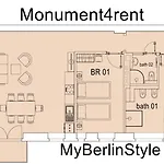 1,184 Sq Ft Historic Landmark, Checkpoint Charlie Daire *